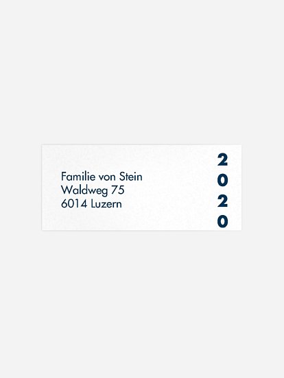 Absenderaufkleber Weihnachten Neujahrszauber