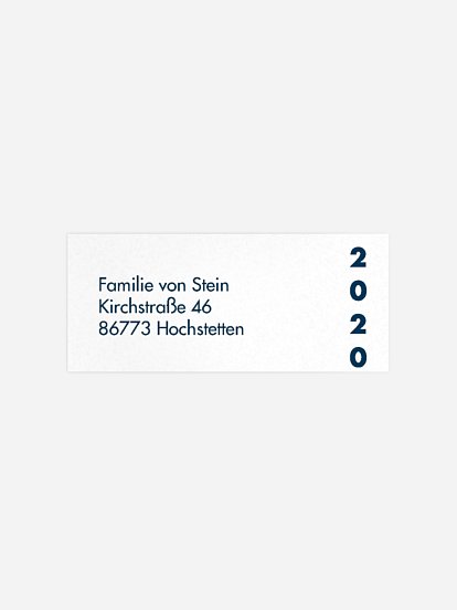 Absenderaufkleber Weihnachten Neujahrszauber