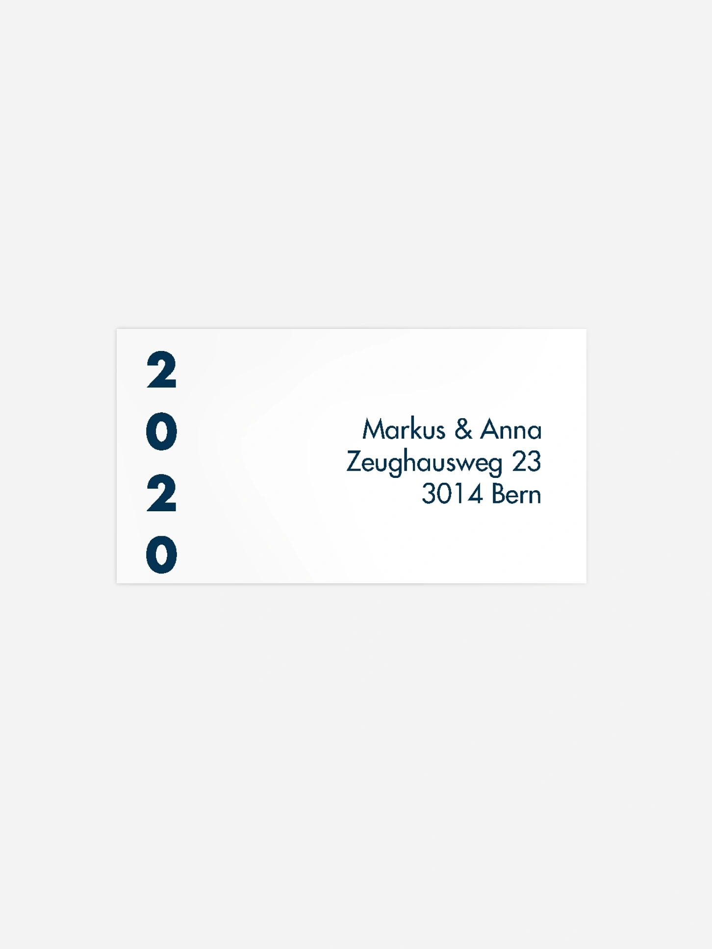 Empfängeraufkleber Weihnachten Neujahrszauber