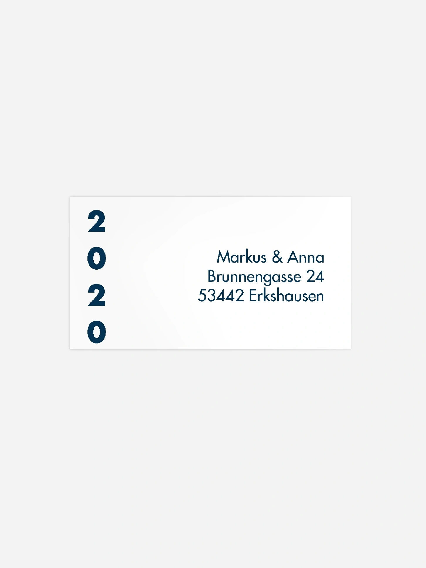 Empfängeraufkleber Weihnachten Neujahrszauber