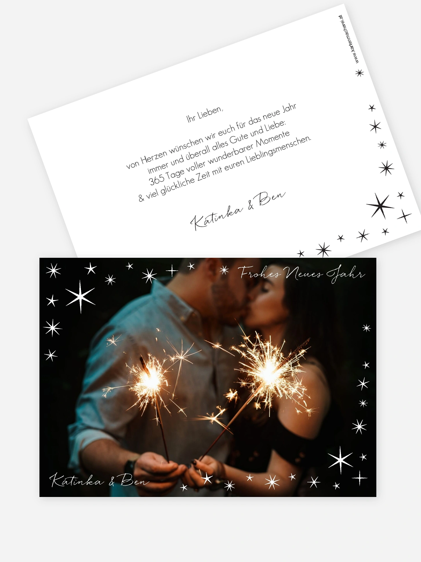 Neujahrskarten Einfach magisch