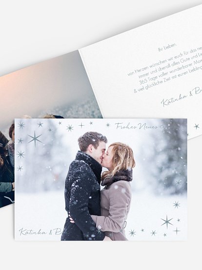 Neujahrskarten Einfach magisch