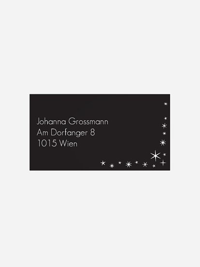 Empfängeraufkleber Party Einfach magisch