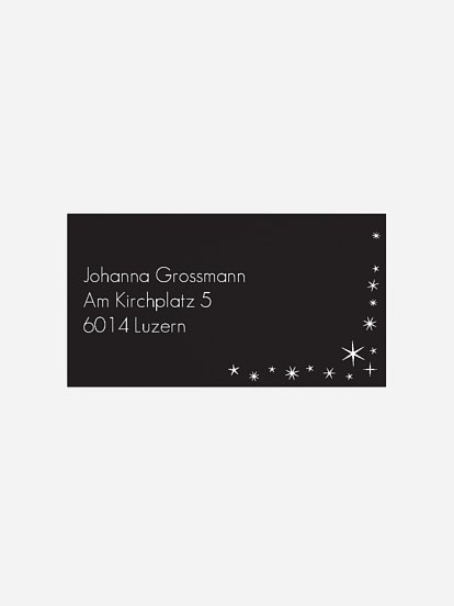 Empfängeraufkleber Party Einfach magisch