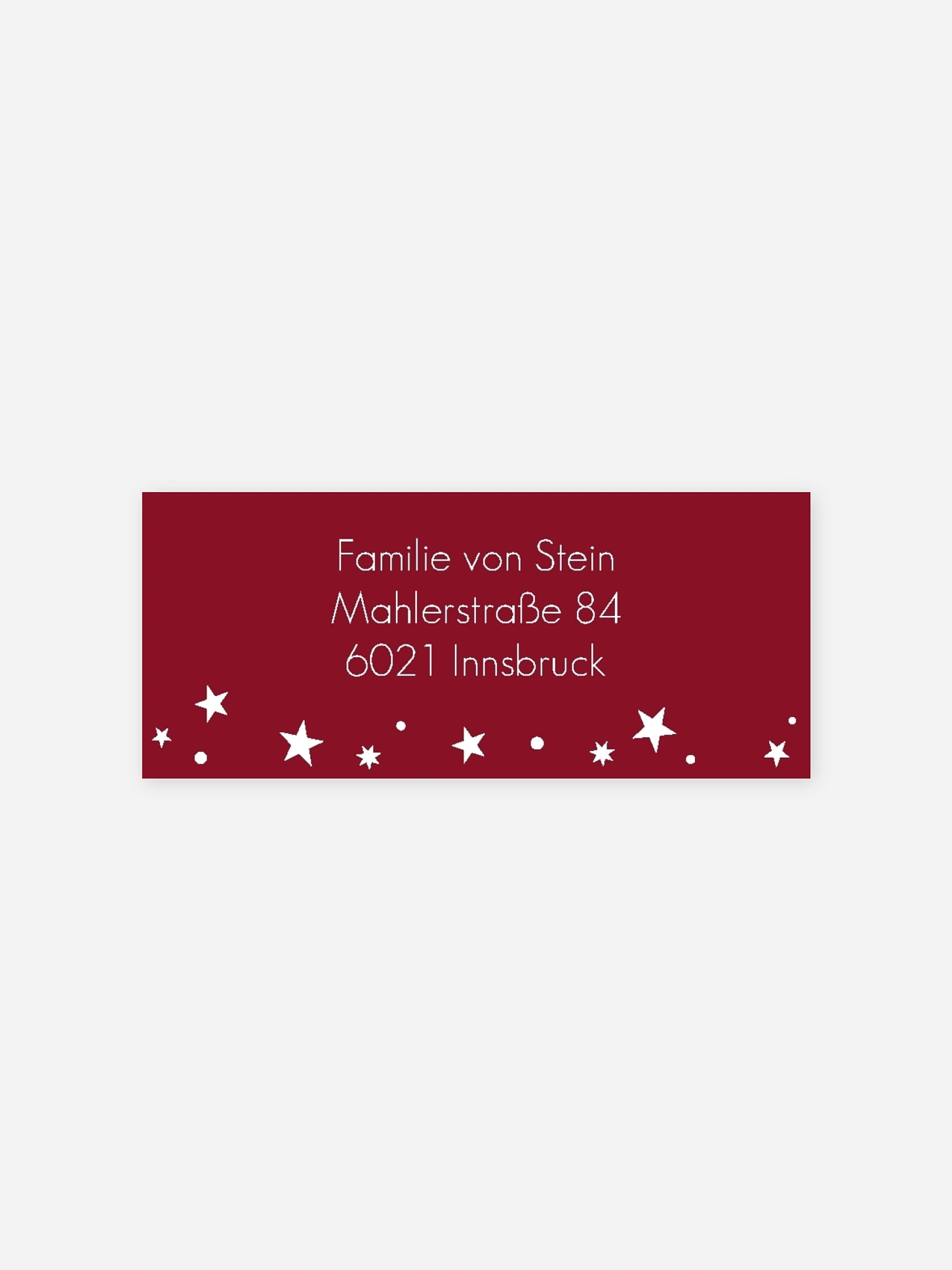 Absenderaufkleber Weihnachten Vom Himmel hoch...