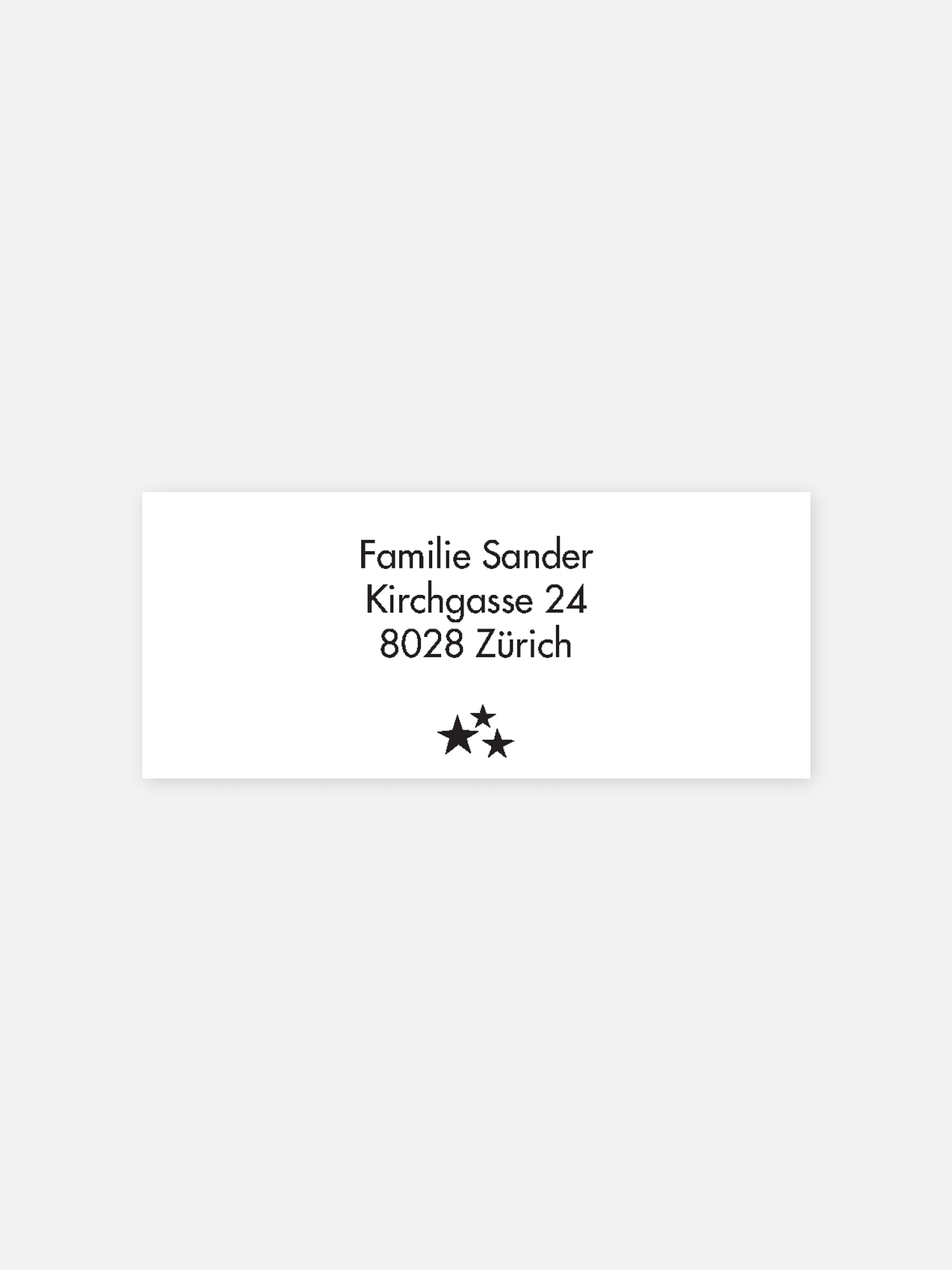 Absenderaufkleber Weihnachten Weihnachtswünsche Kraftpapier
