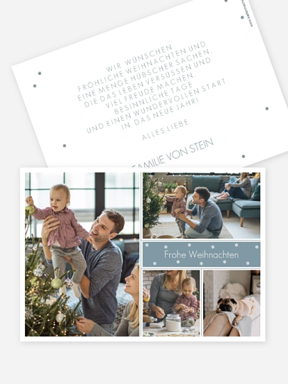 Weihnachtskarte Winterwonne