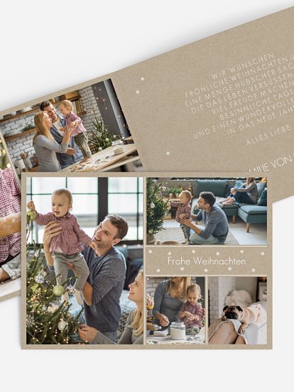 Weihnachtskarte Winterwonne