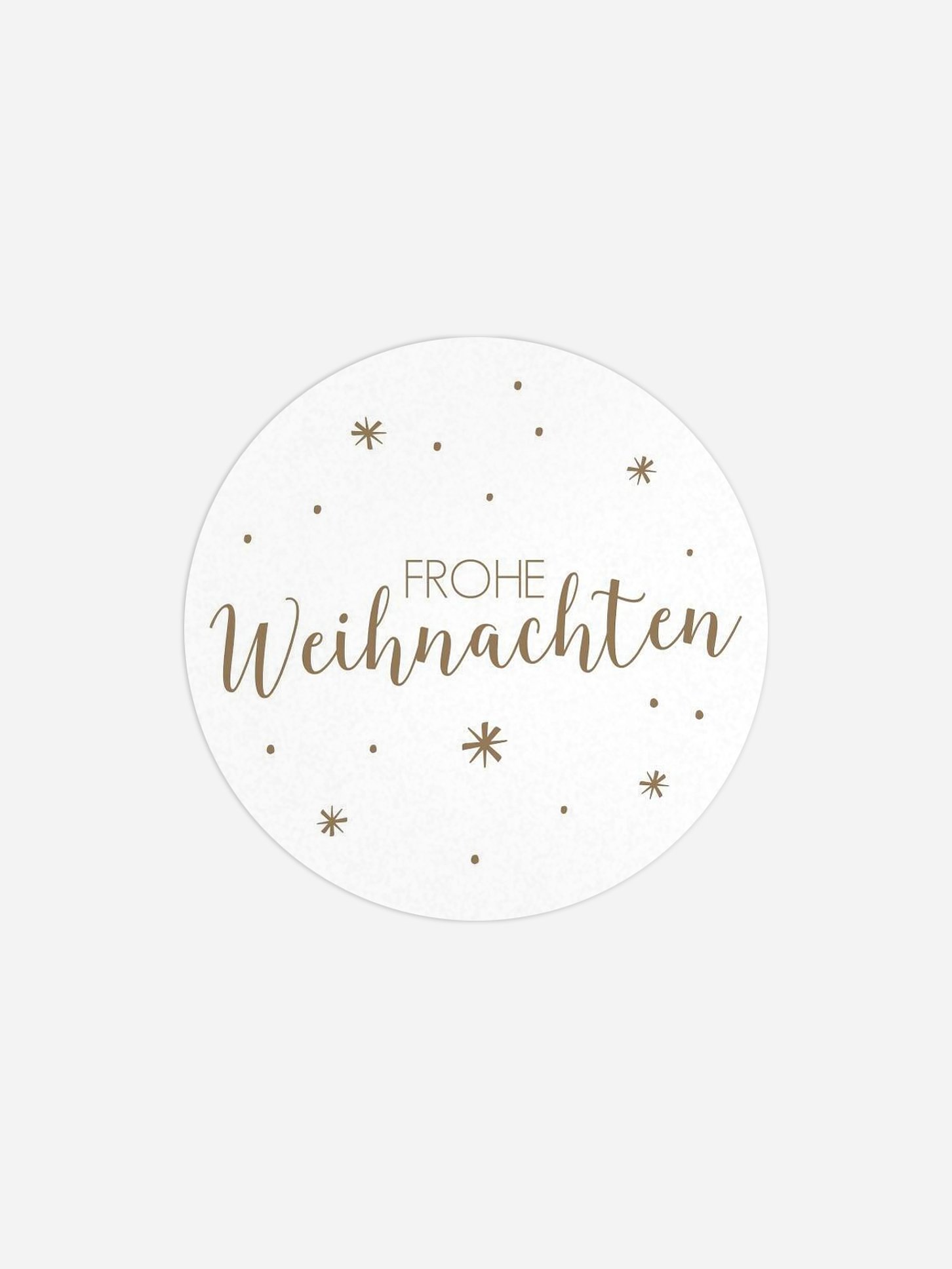 Geschenkaufkleber Weihnachten Wie verzaubert Kraftpapier