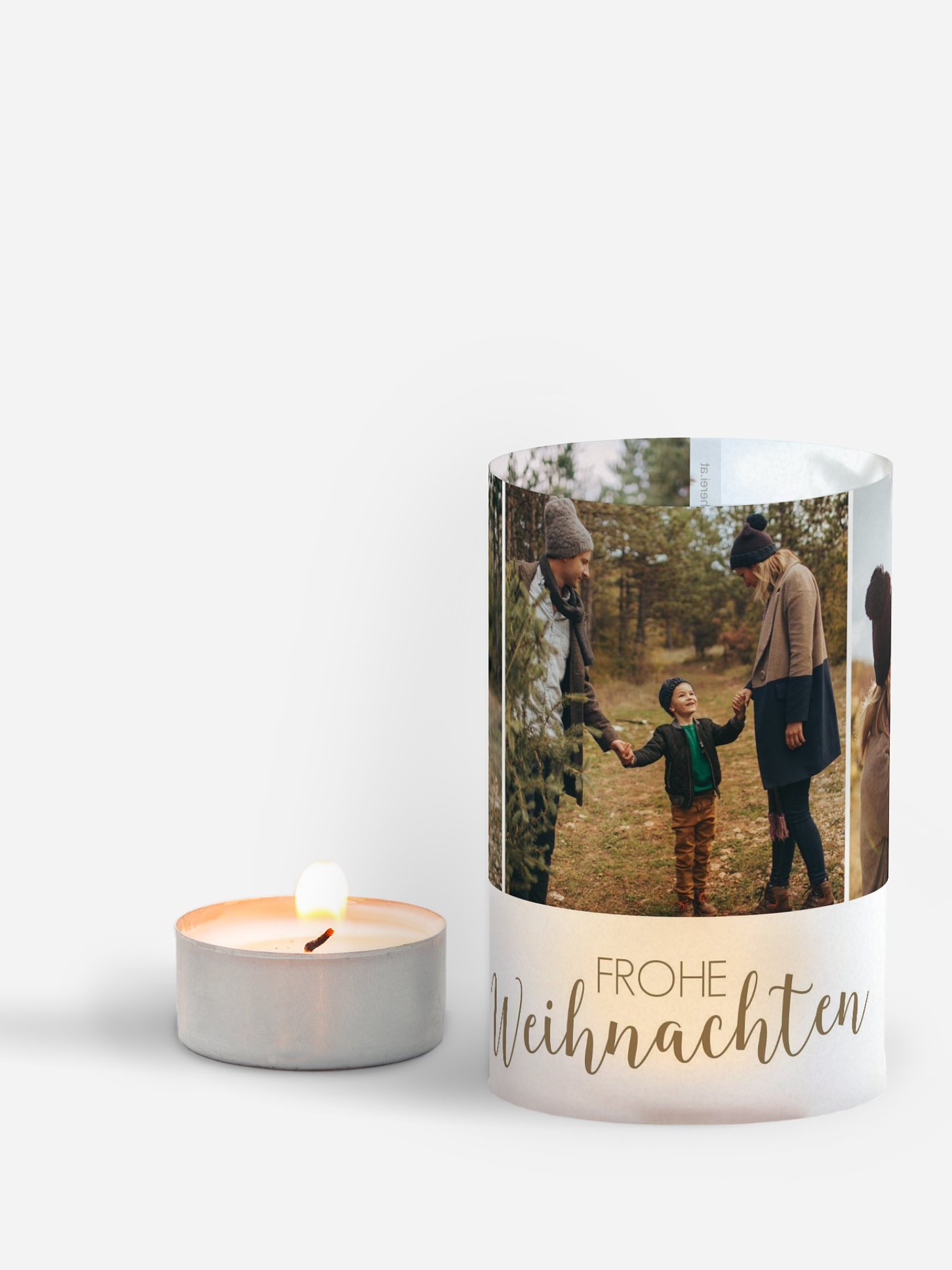 Windlicht Weihnachten Wie verzaubert Kraftpapier