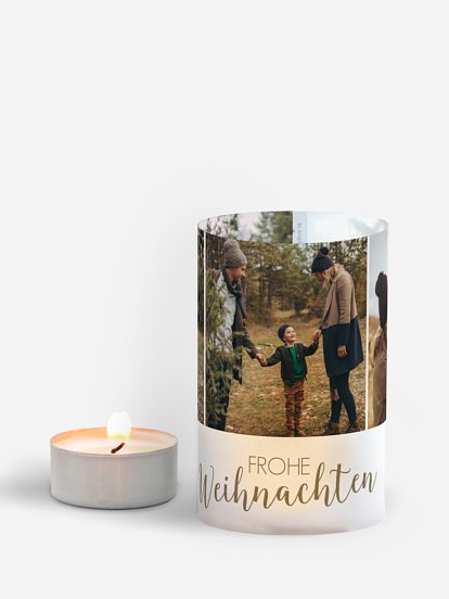 Windlicht Weihnachten Wie verzaubert Kraftpapier
