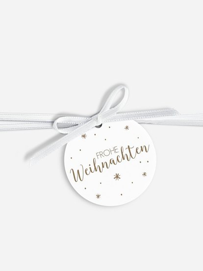 Geschenkeanhänger Wie verzaubert Kraftpapier