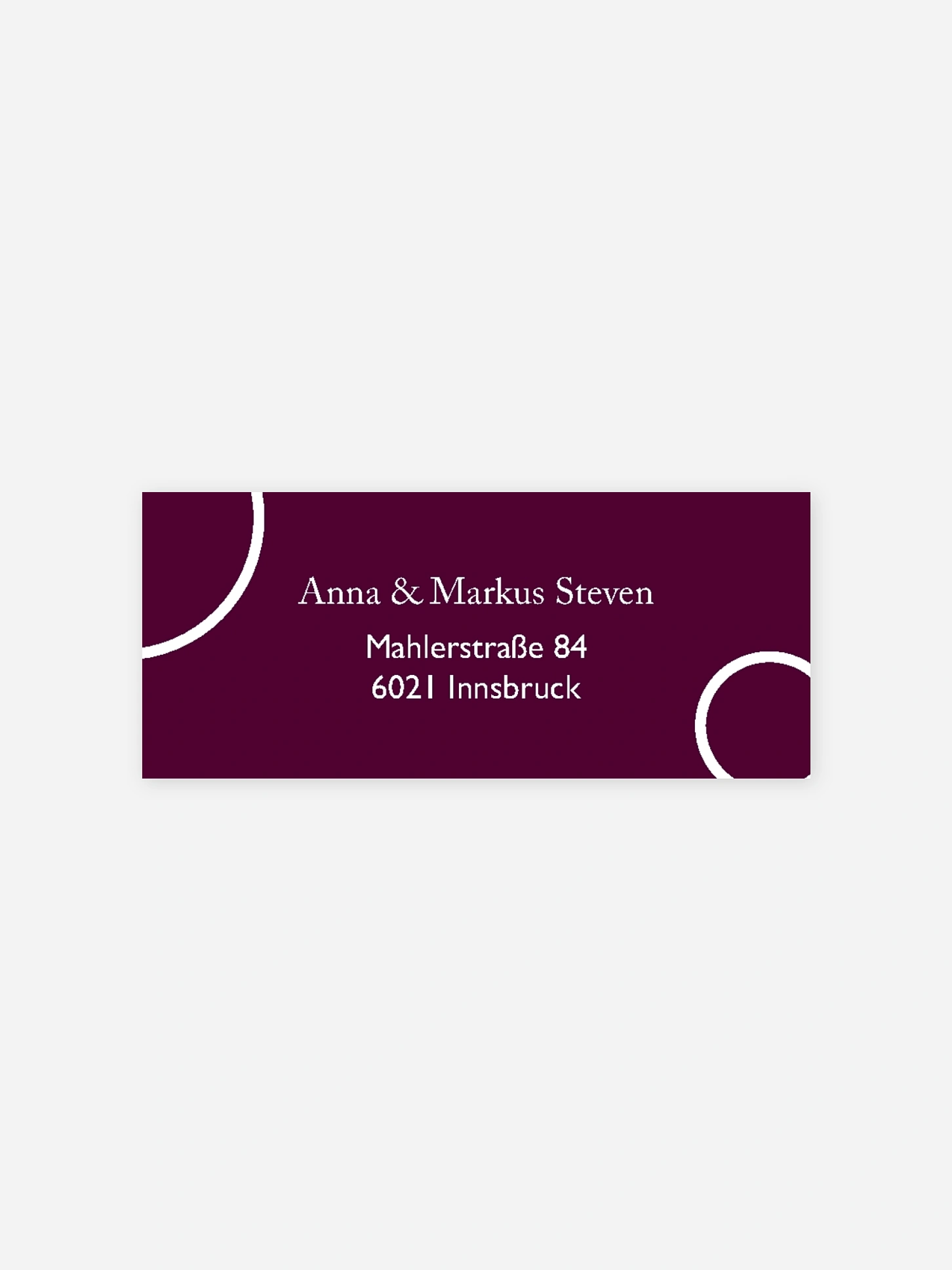 Absenderaufkleber Weihnachten Circle of Love Premium
