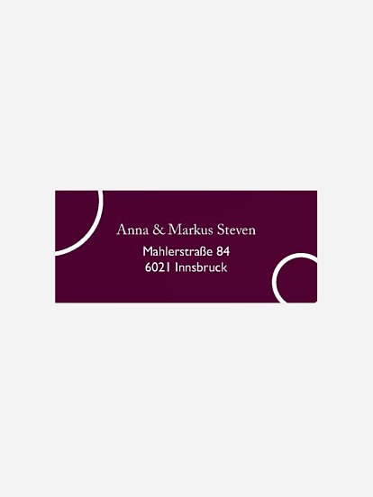 Absenderaufkleber Weihnachten Circle of Love Premium