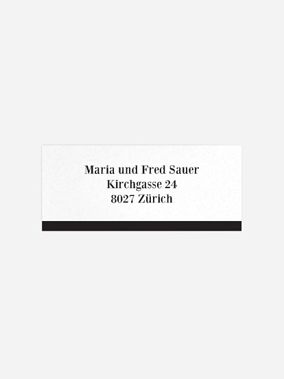 Absenderaufkleber Party Neujahrsparty