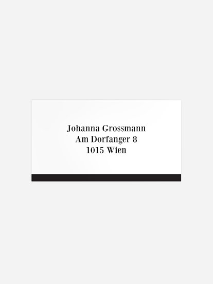 Empfängeraufkleber Party Neujahrsparty