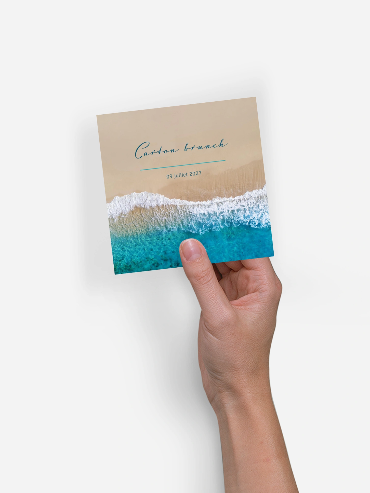 Carte brunch Écume de mer