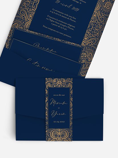 Faire-part mariage Palais oriental