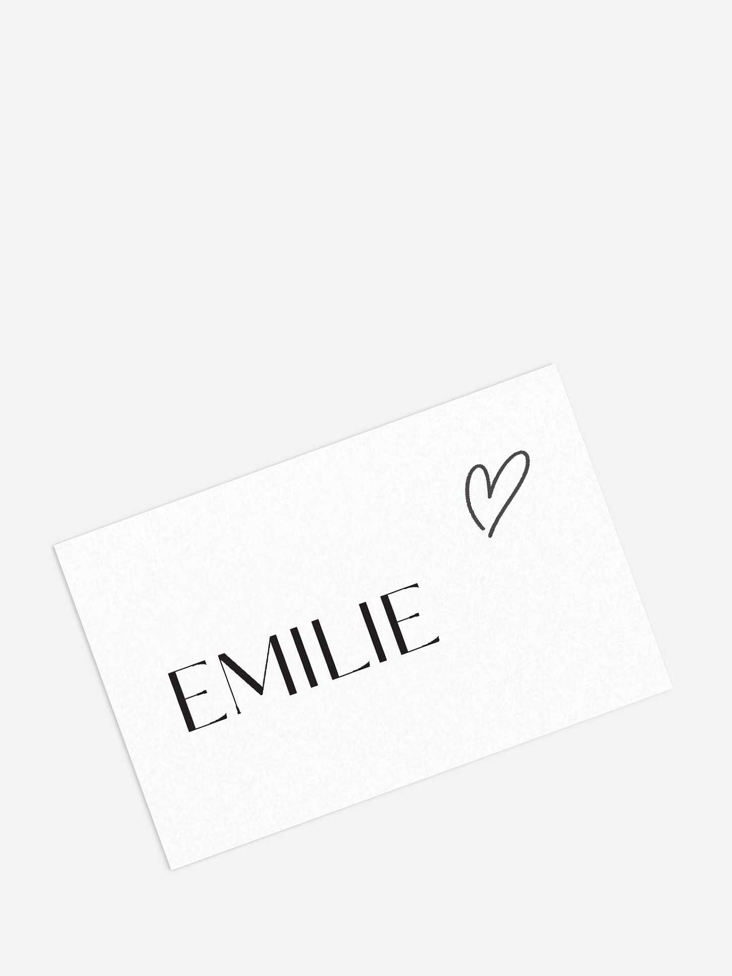 Marque-place mariage Just chic