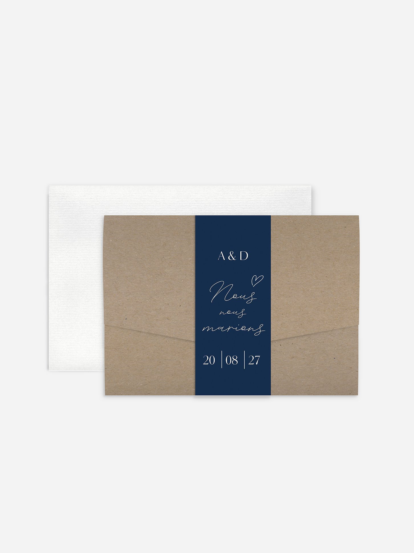 Faire-part de mariage Just chic