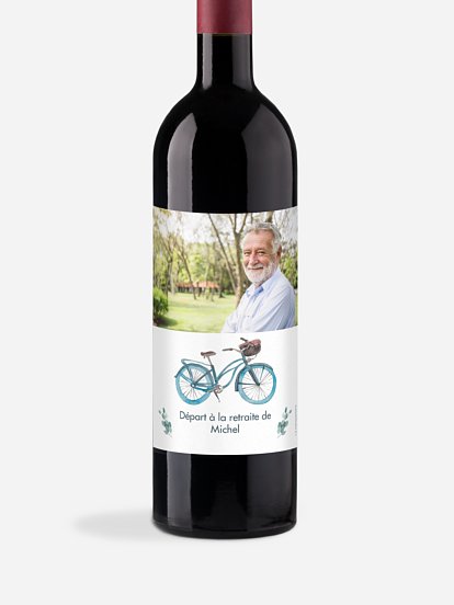 Étiquette bouteille Une nouvelle aventure