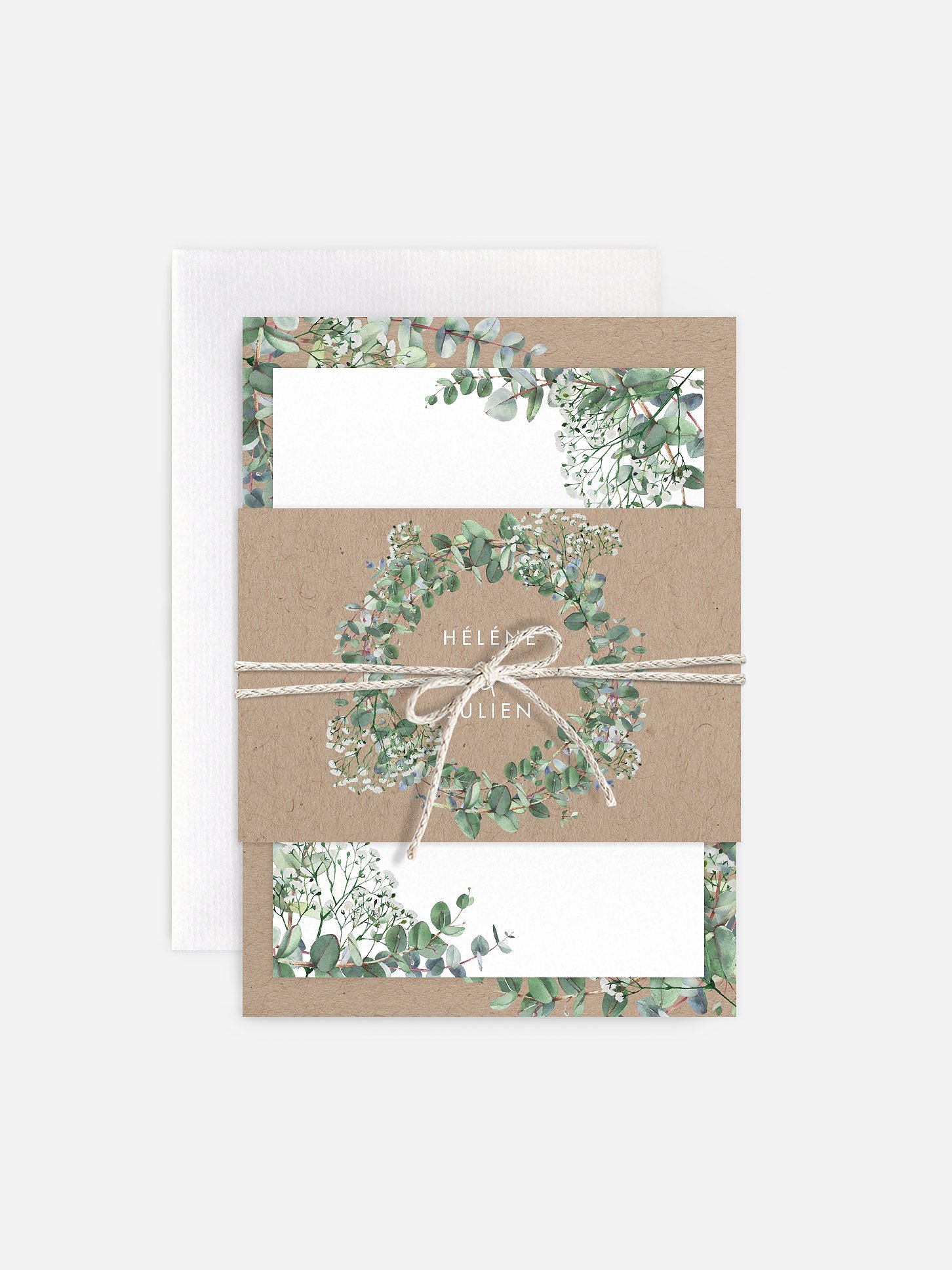 Faire-part mariage Gypsophile