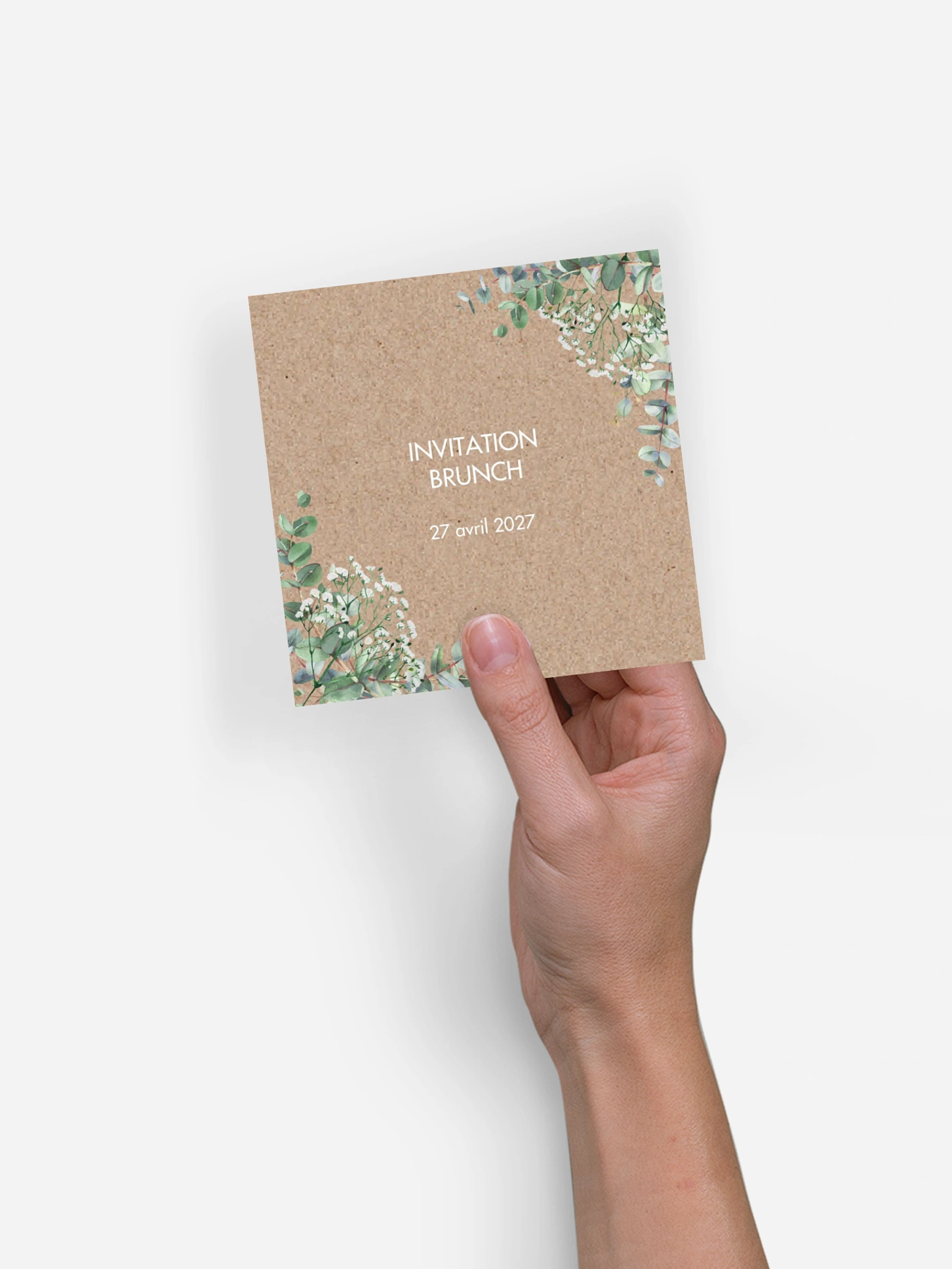 Carte brunch Gypsophile