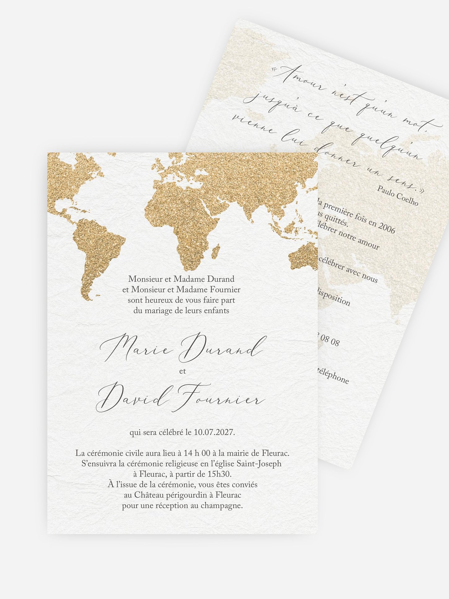 Faire-part mariage Horizons