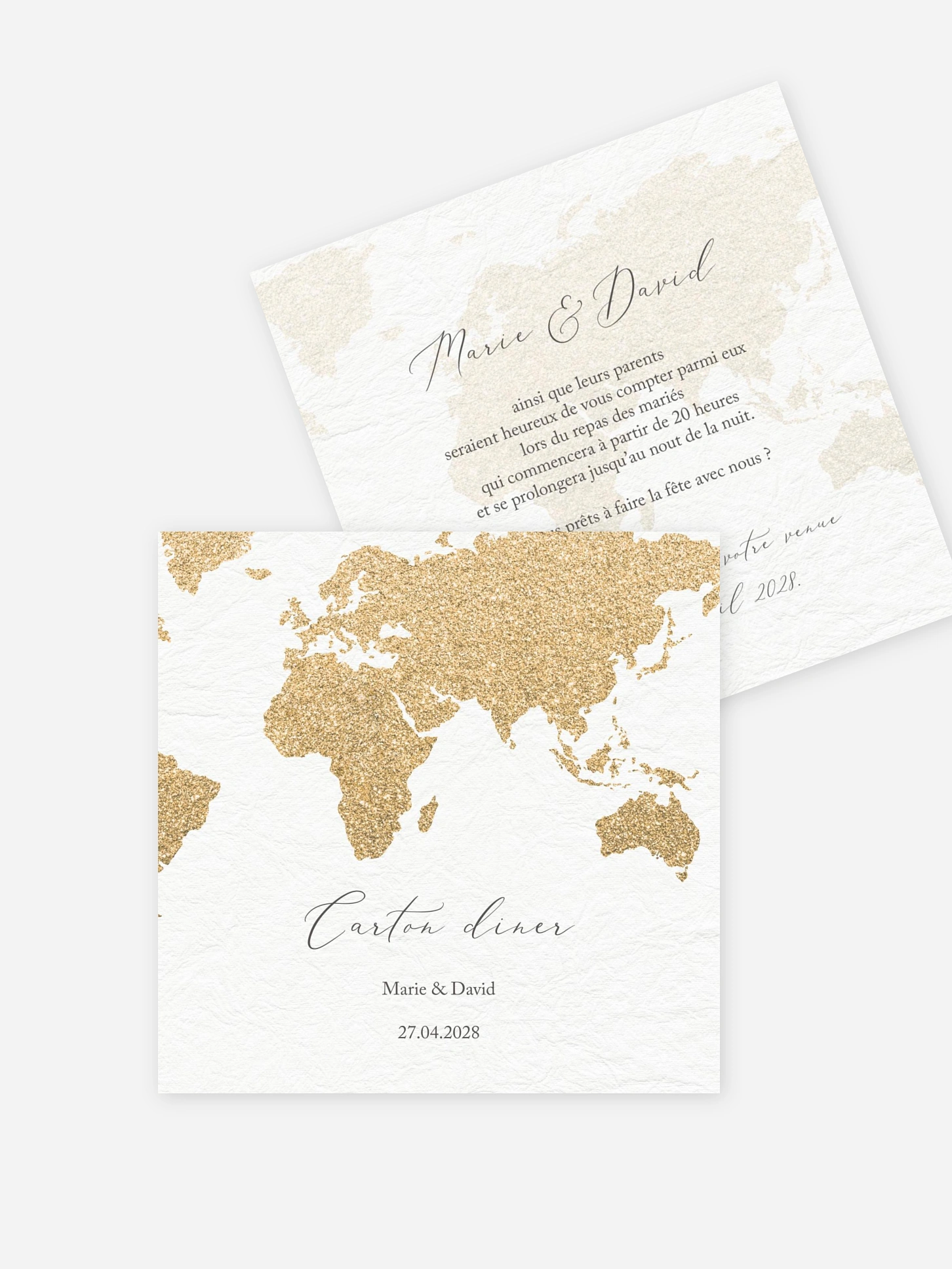 Carton d'invitation Horizons