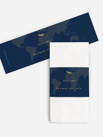 Étui pour mouchoir Passeport chic