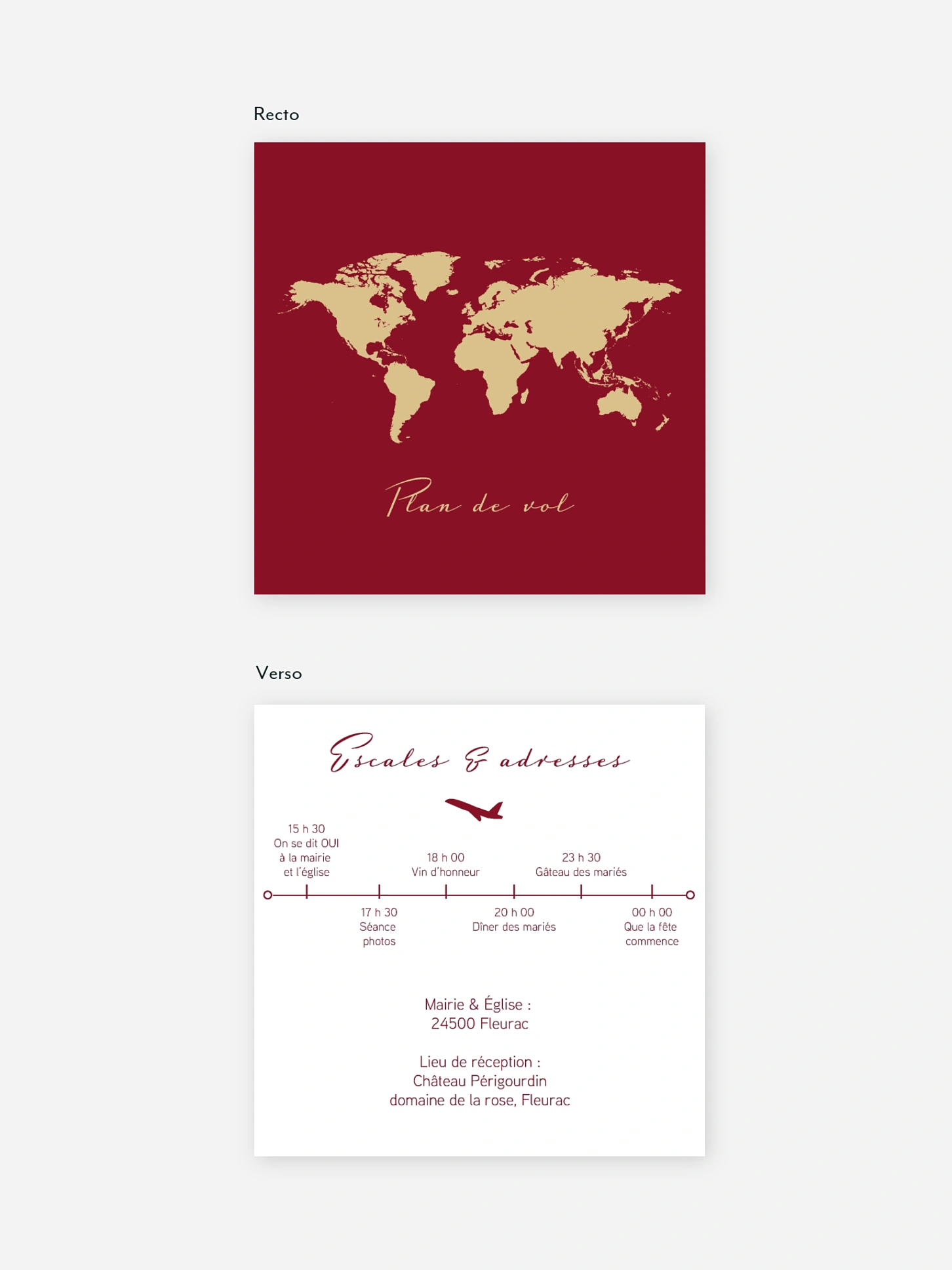 Programme mariage Passeport chic