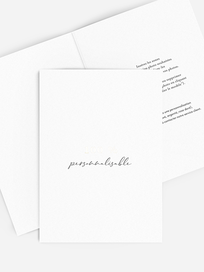 menu anniversaire Personnalisation libre