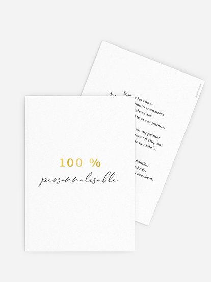 Faire-part baptême Personnalisation libre