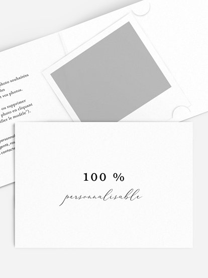 Faire-part naissance Personnalisation libre