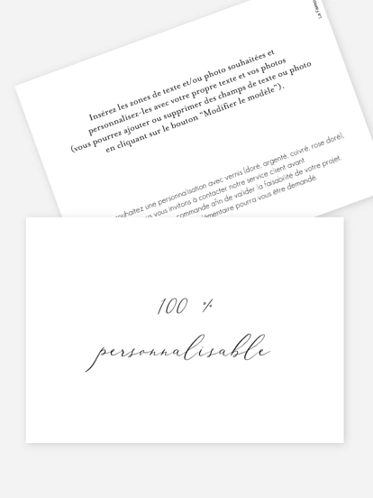Faire-part naissance Personnalisation libre