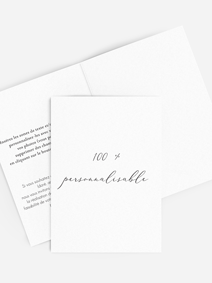 Faire-part naissance Personnalisation libre