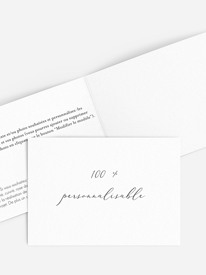 Faire-part naissance Personnalisation libre