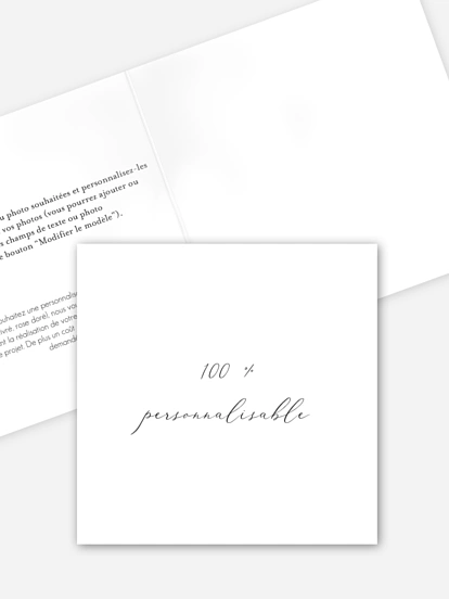 Faire-part naissance Personnalisation libre