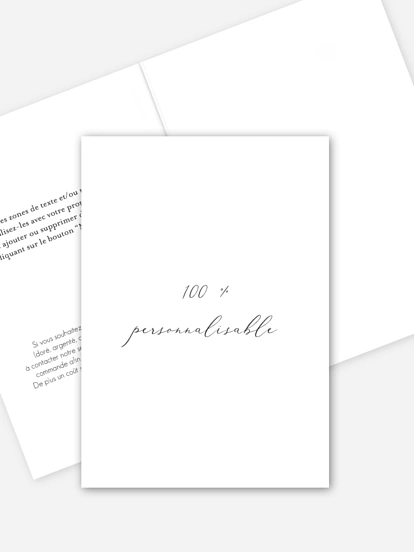 Faire-part naissance Personnalisation libre