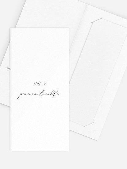 Carte de remerciements Personnalisation libre