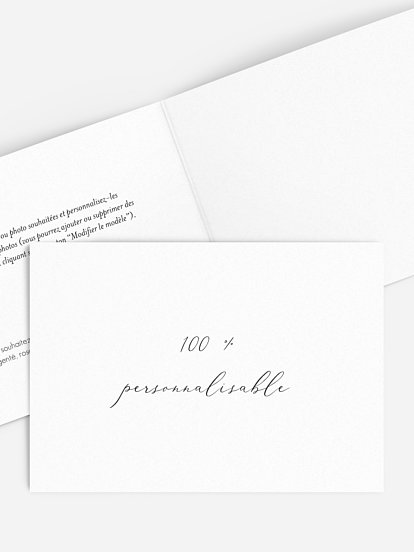 Carte de remerciements Personnalisation libre