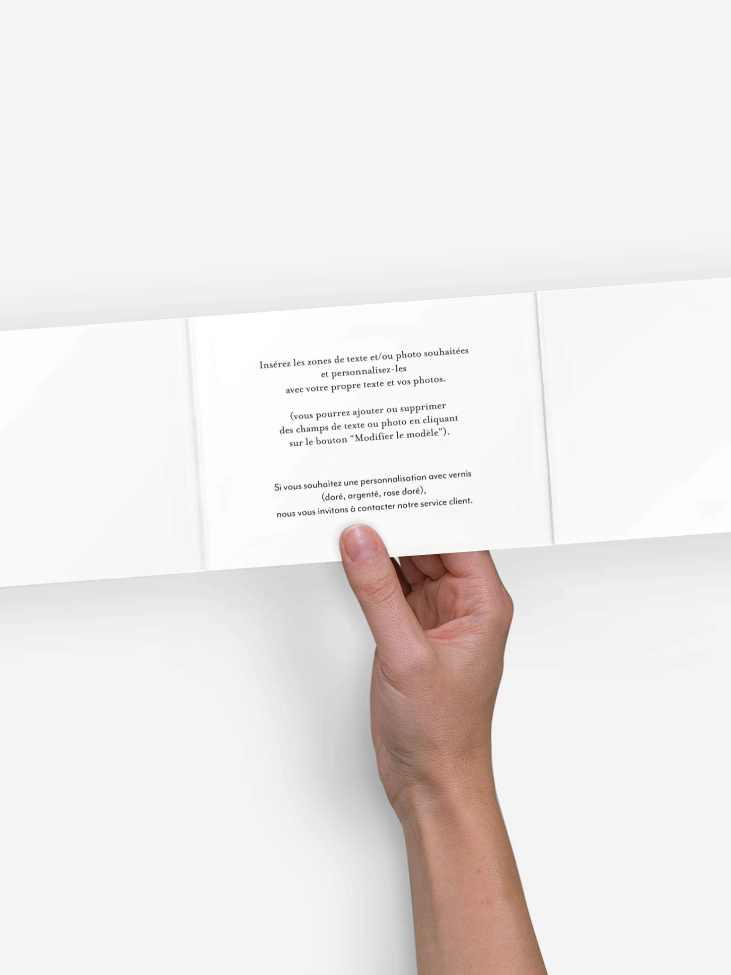 Faire-part mariage Personnalisation libre