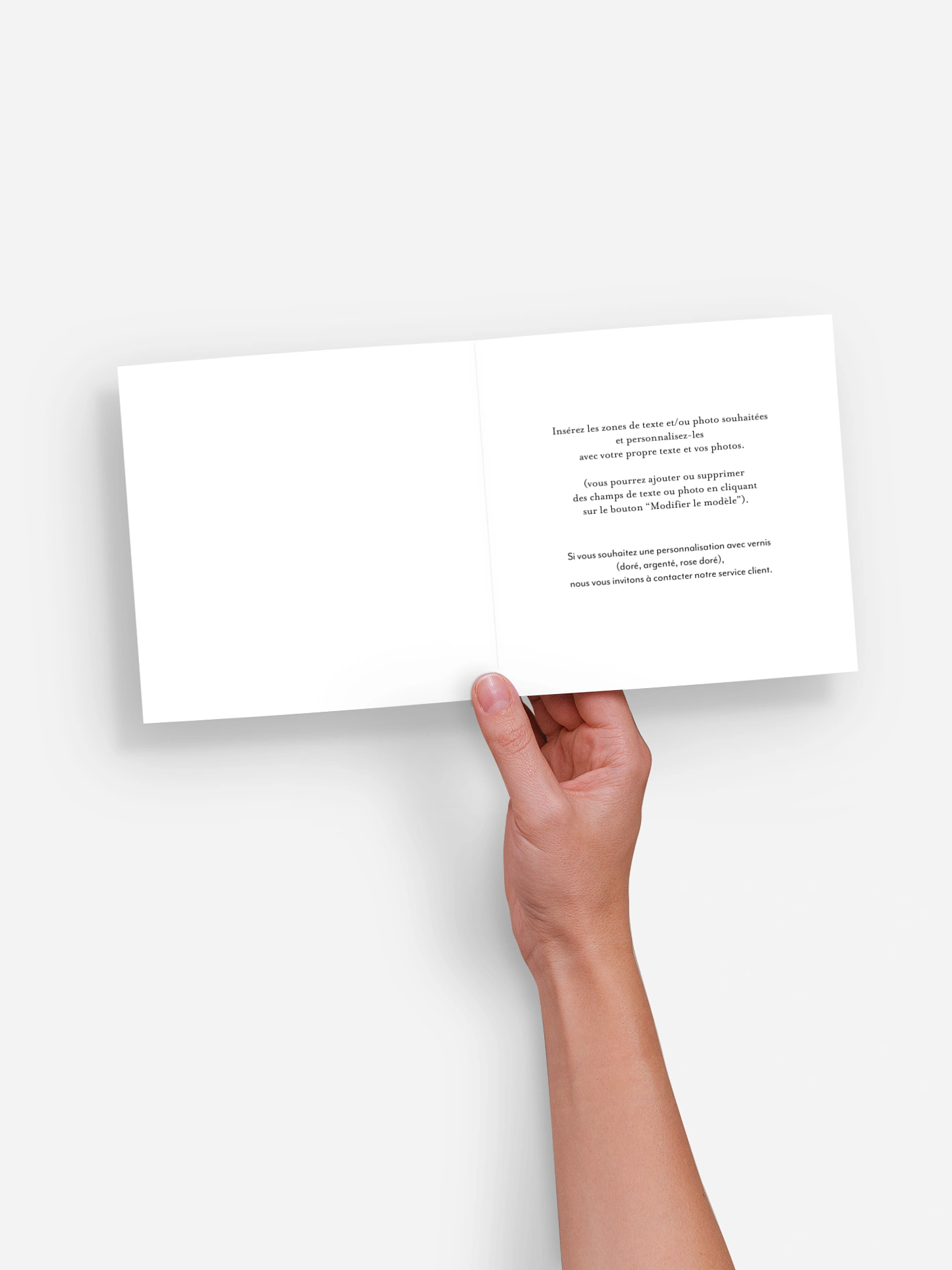 Faire-part mariage Personnalisation libre