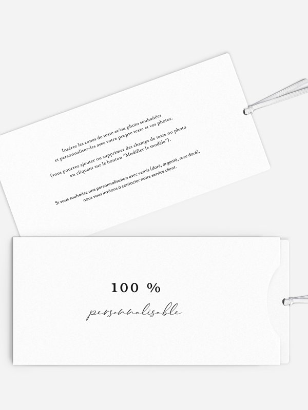 Faire-part mariage Personnalisation libre