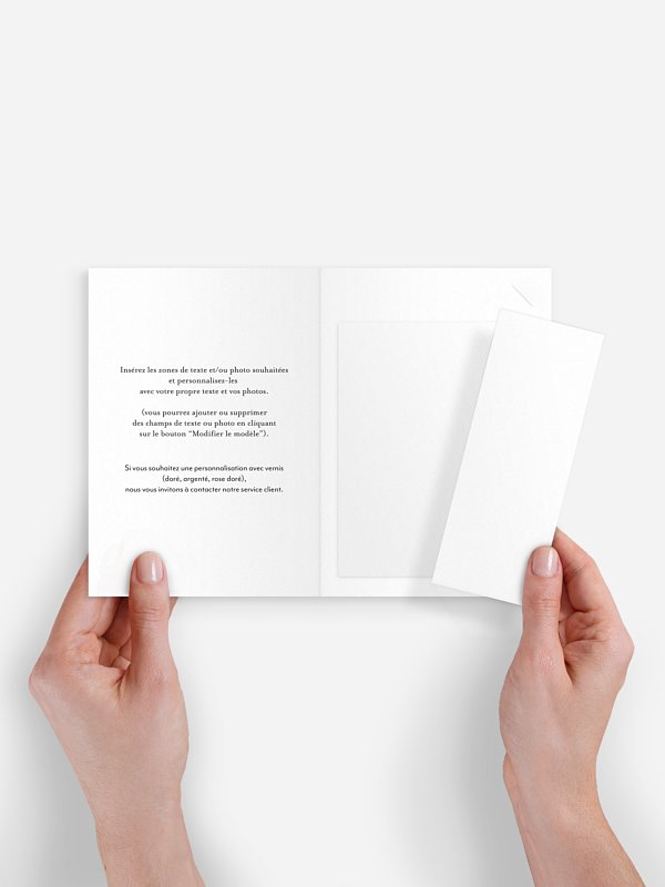 Faire-part mariage Personnalisation libre