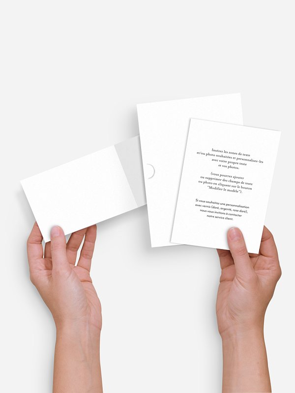 Faire-part mariage Personnalisation libre