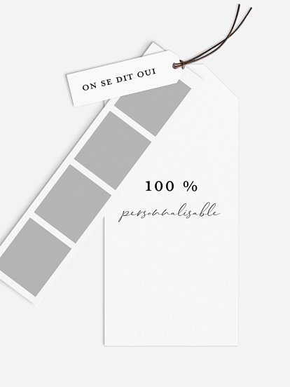 Faire-part mariage Personnalisation libre