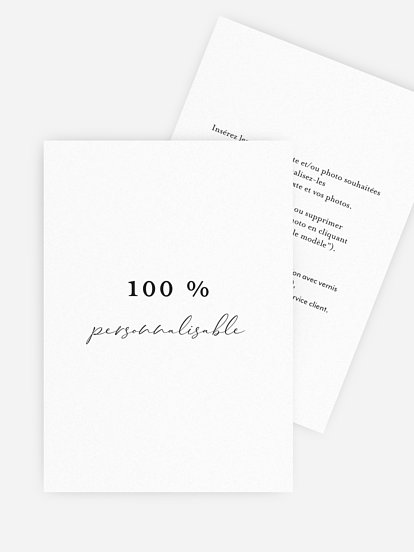 Faire-part mariage Personnalisation libre