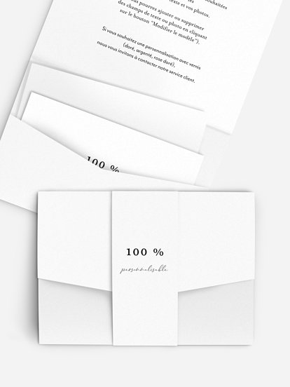 Faire-part mariage Personnalisation libre