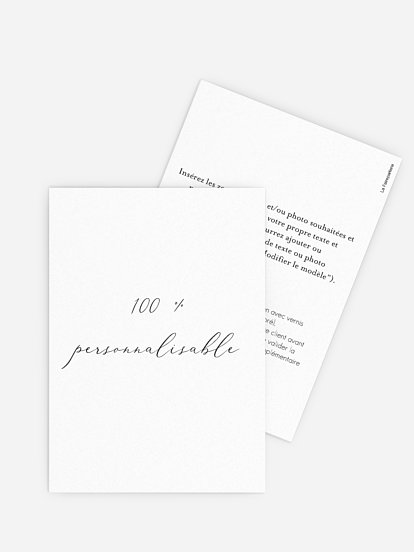 Modèle de format Personnalisation libre